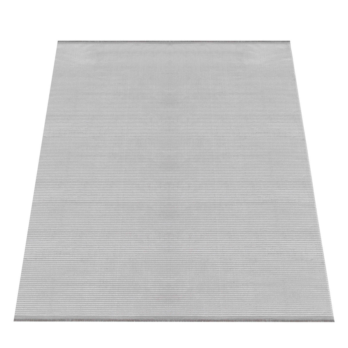 FLACHWEBETEPPICH 80/150 cm Style Silberfarben  - Silberfarben, Basics, Textil (80/150cm) - Novel