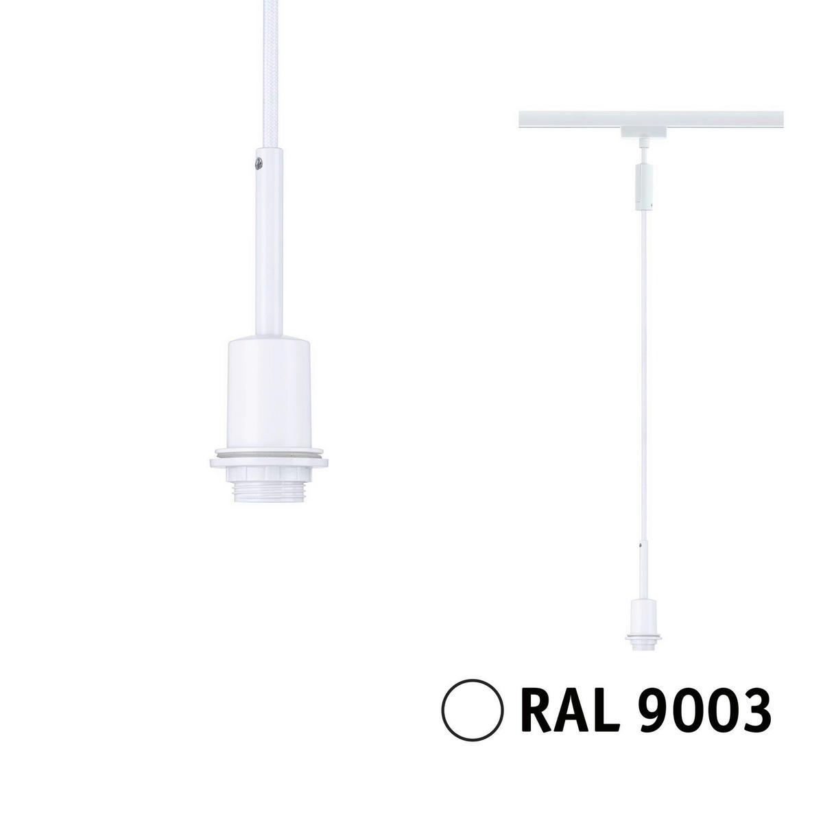 SCHIENENSYSTEM-HÄNGELEUCHTE URail DecoSystems 4,4/135,0 cm   - Basics, Metall (4,4/135,0cm) - Paulmann