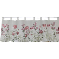 KURZGARDINE   140/49 cm   - Pink/Weiß, Basics, Textil (140/49cm)