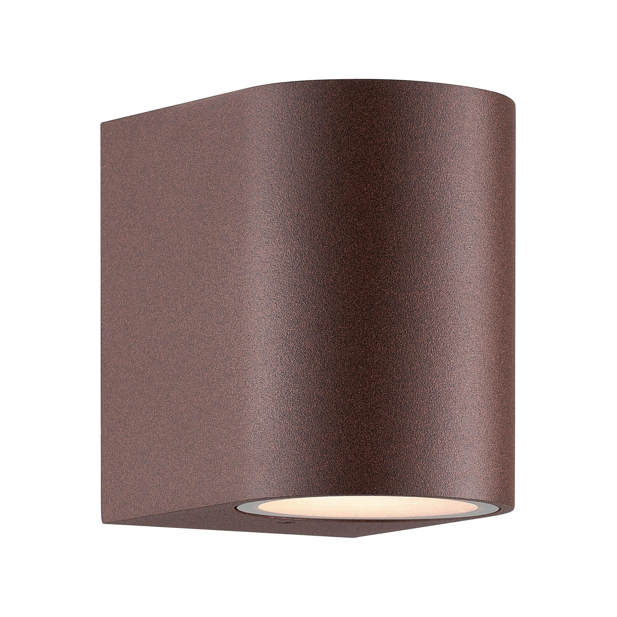 AUßENWANDLEUCHTE 9/6,6/9,2 cm   - Rostfarben, Design, Metall (9/6,6/9,2cm) - Nordlux