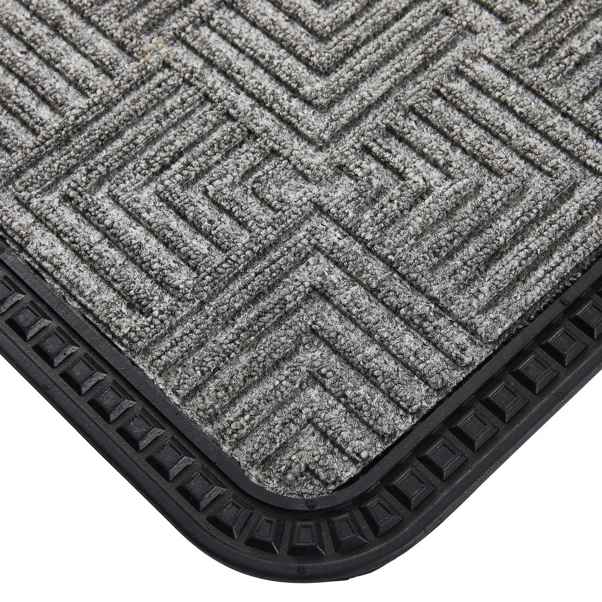FUßMATTE  50/80 cm  Grau  - Grau, KONVENTIONELL, Textil (50/80cm) - Esposa