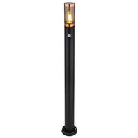 ZUNANJA SVETILKA        12,7/110 cm       - črna/siva, Design, kovina/umetna masa (12,7/110cm) - Globo