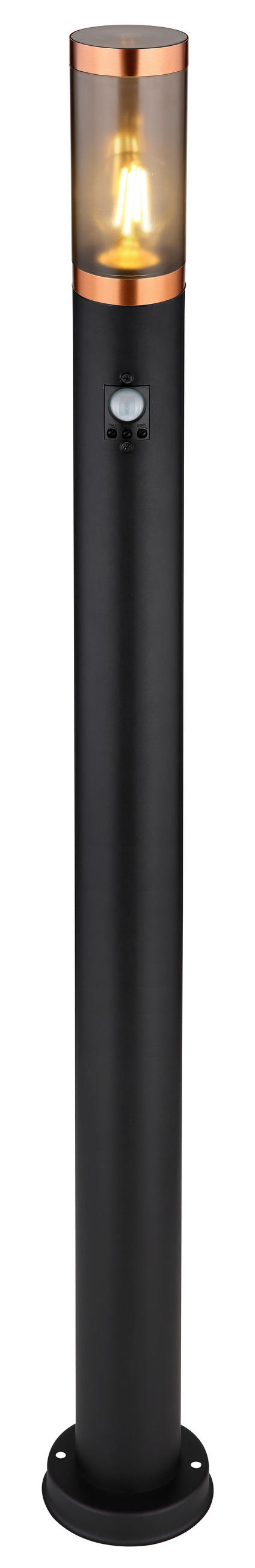 ZUNANJA SVETILKA        12,7/110 cm       - črna/siva, Design, kovina/umetna masa (12,7/110cm) - Globo