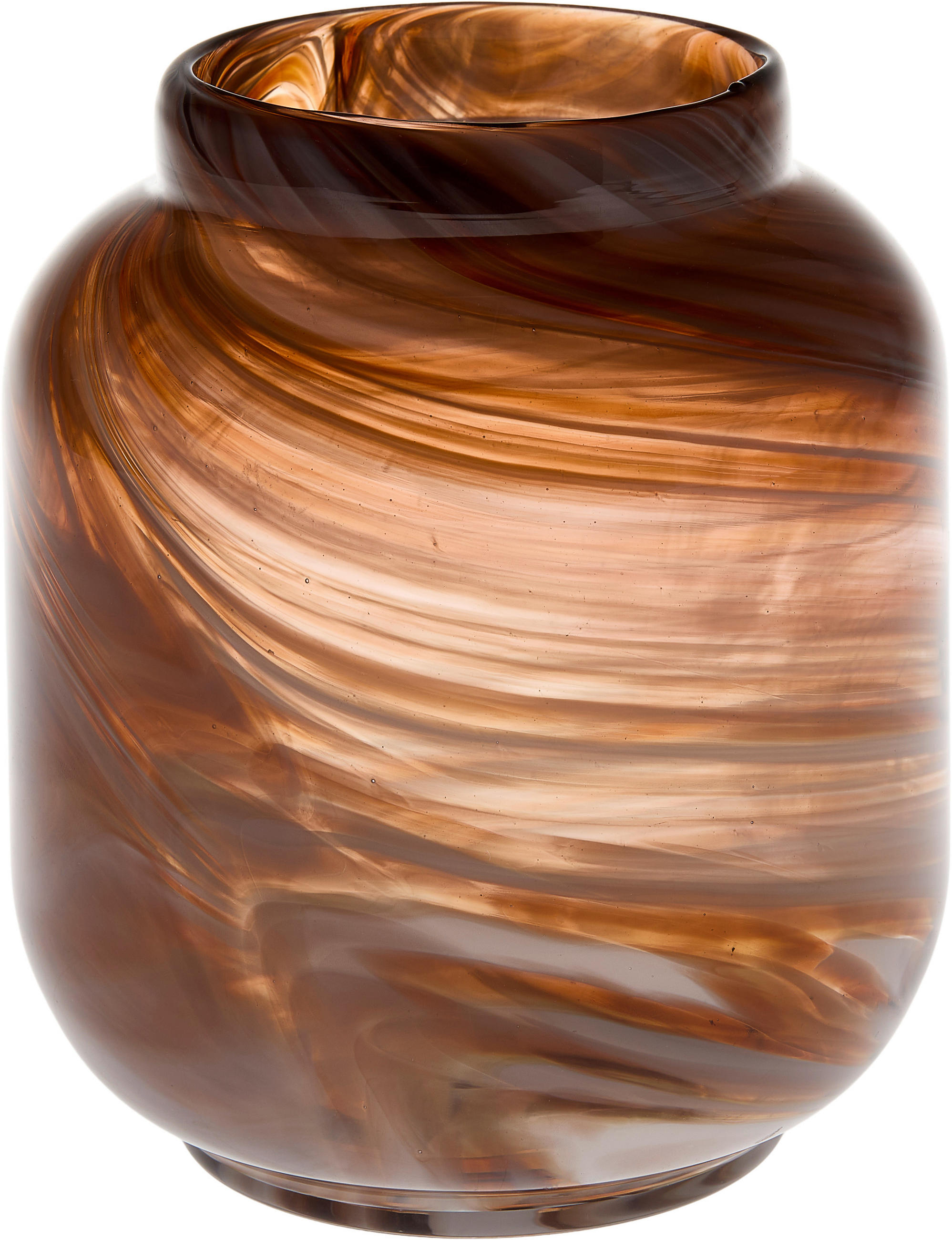 VAS  - brun, Basics, glas (11/17,5cm) - Boltze Home