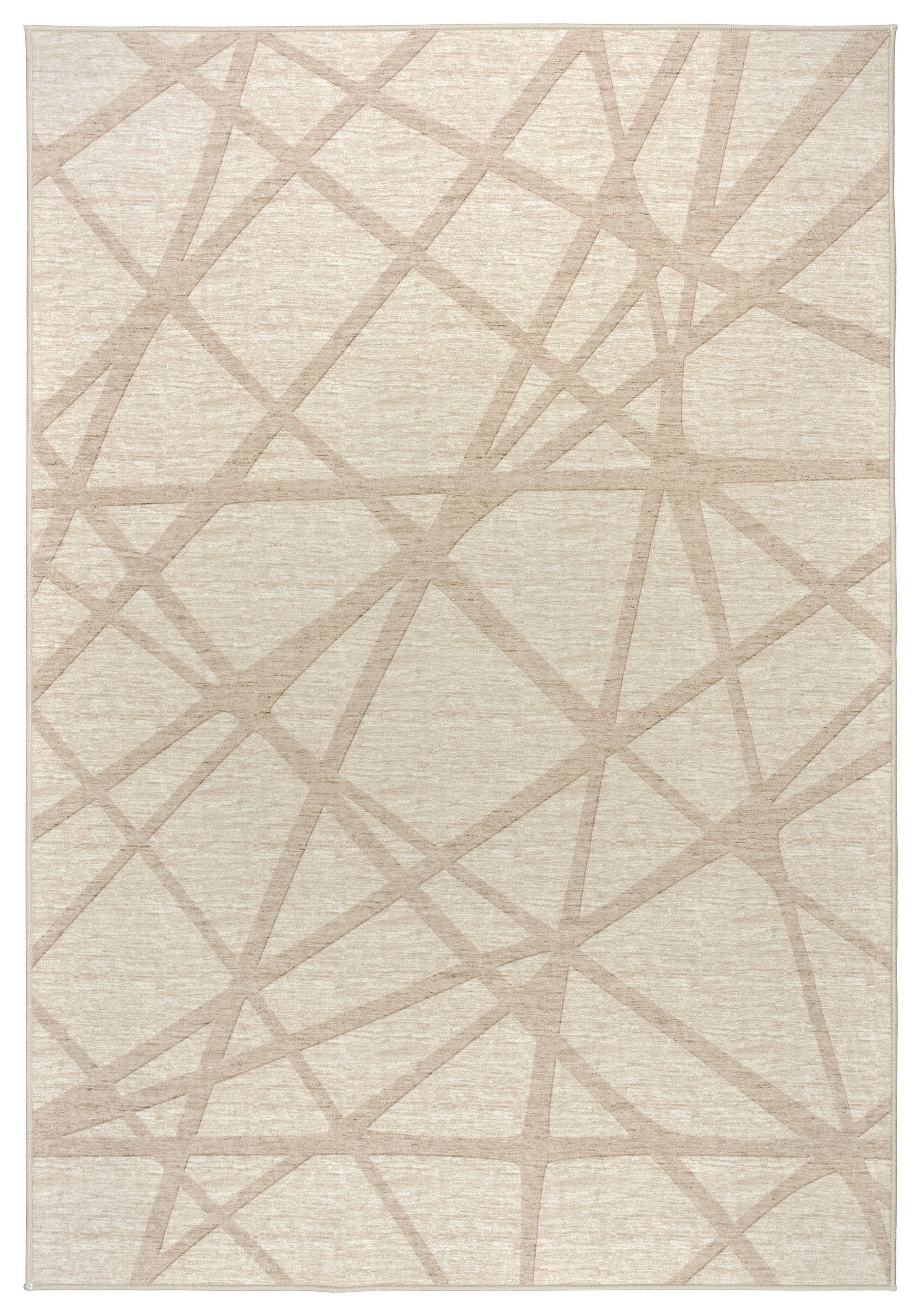 FLACHWEBETEPPICH 160/230 cm LIVING-URBAN  - Beige/Honig, Design, Kunststoff/Textil (160/230cm) - Lindorug