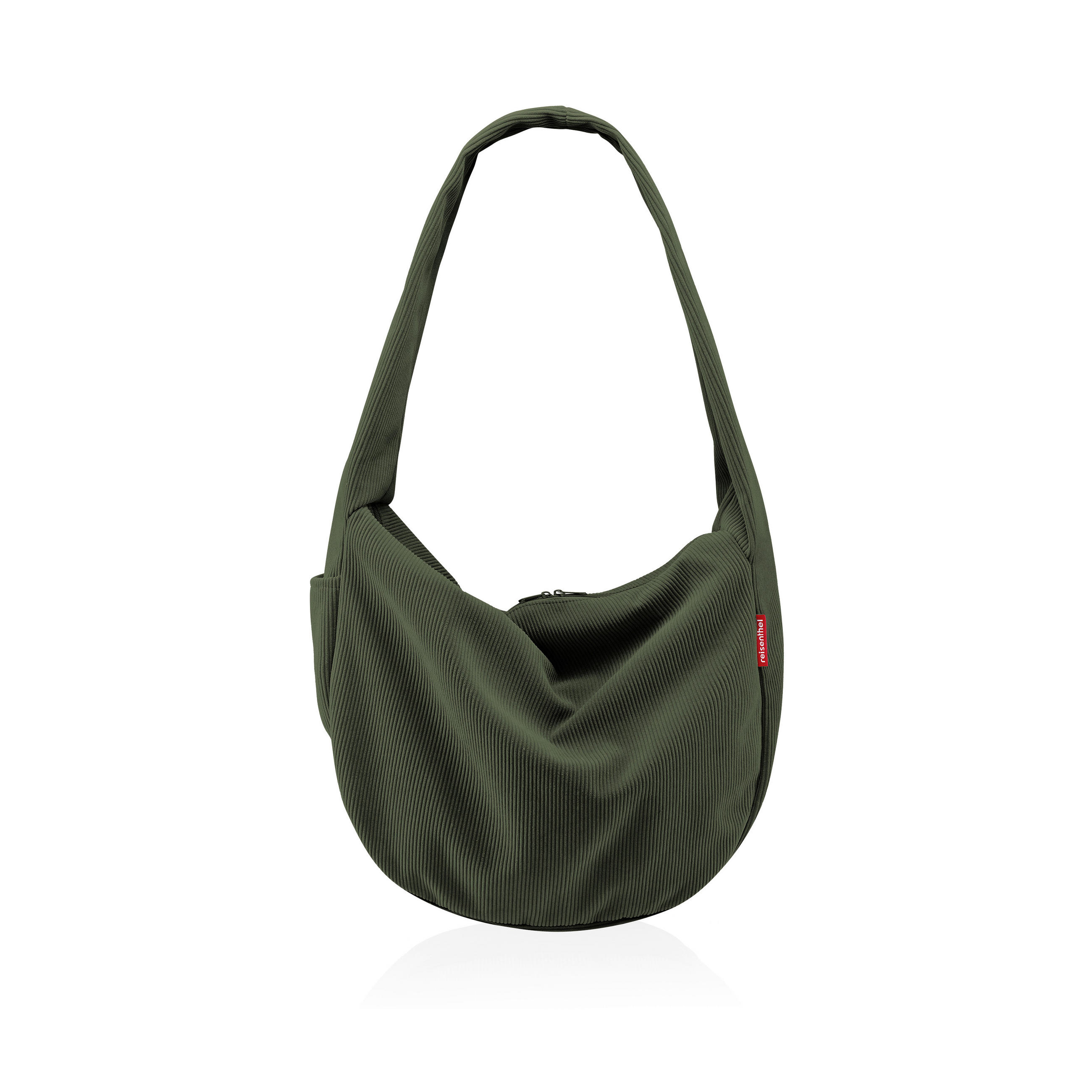 SHOPPER Moonbag cord dark matcha 14 L  - Dunkelgrün, Basics, Textil (48/33/14cm) - Reisenthel