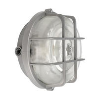 VÄGGLAMPA UTOMHUS - grå, Lifestyle, glas/plast (18cm)