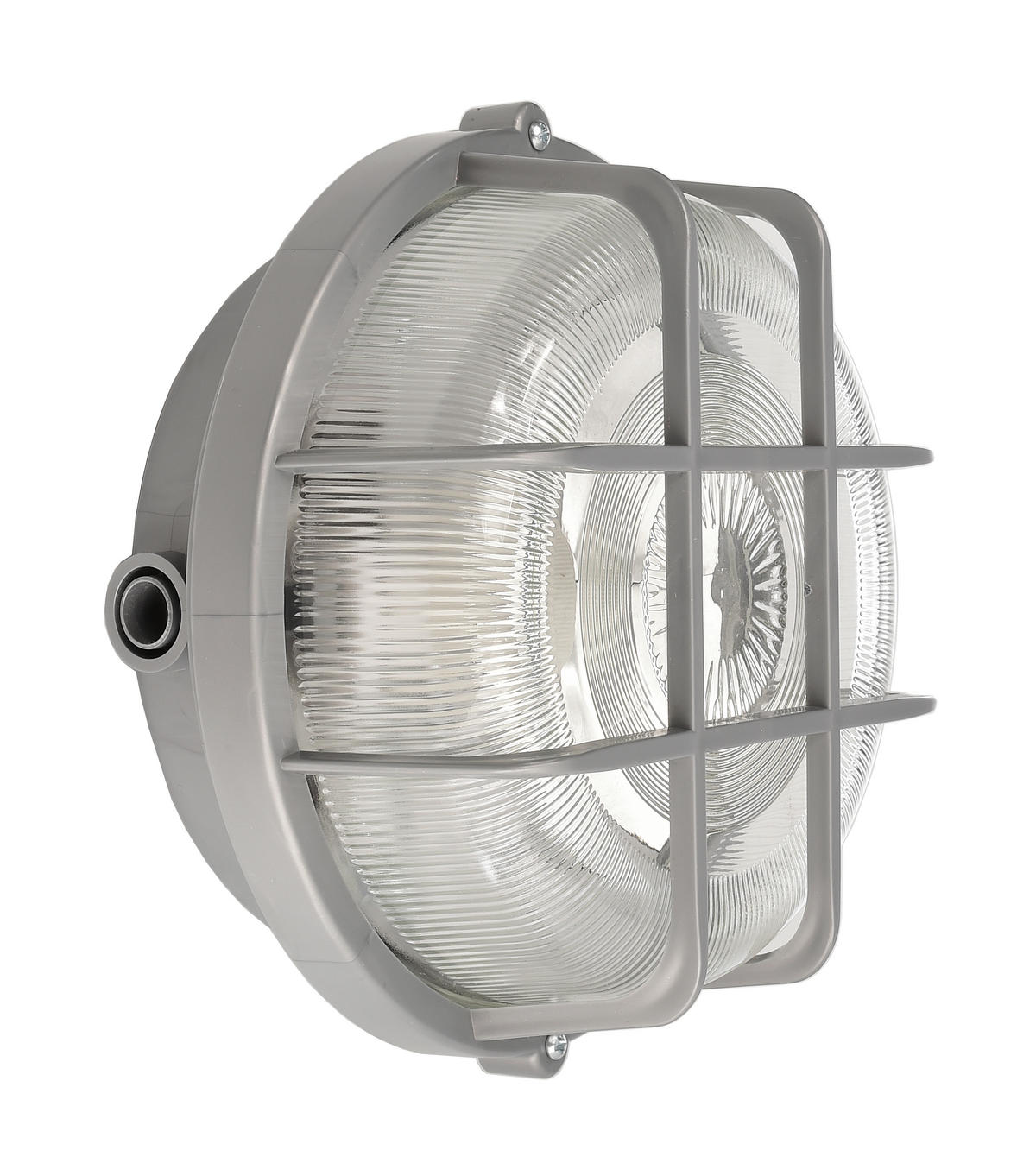 VÄGGLAMPA UTOMHUS - grå, Lifestyle, glas/plast (18cm)