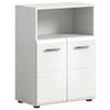 UNTERSCHRANK 60/82/30 cm  - Weiss Hochglanz/Weiss, Modern, Holzwerkstoff (60/82/30cm) - MID.YOU