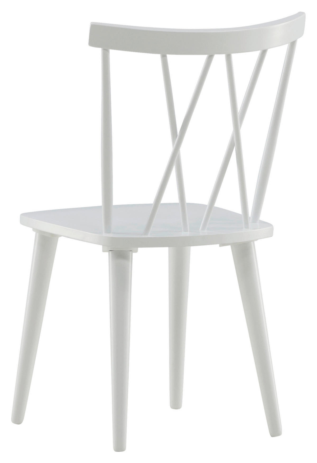 STOLSET 2 styck  - vit, Design, trä (53.5/86/50cm) - Livetastic