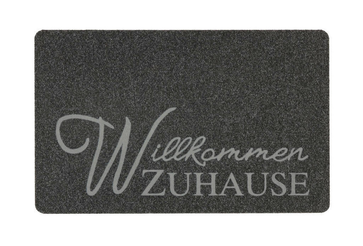 FUßMATTE  50/80 cm  Grau  - Grau, Trend, Kunststoff (50/80cm) - Esposa