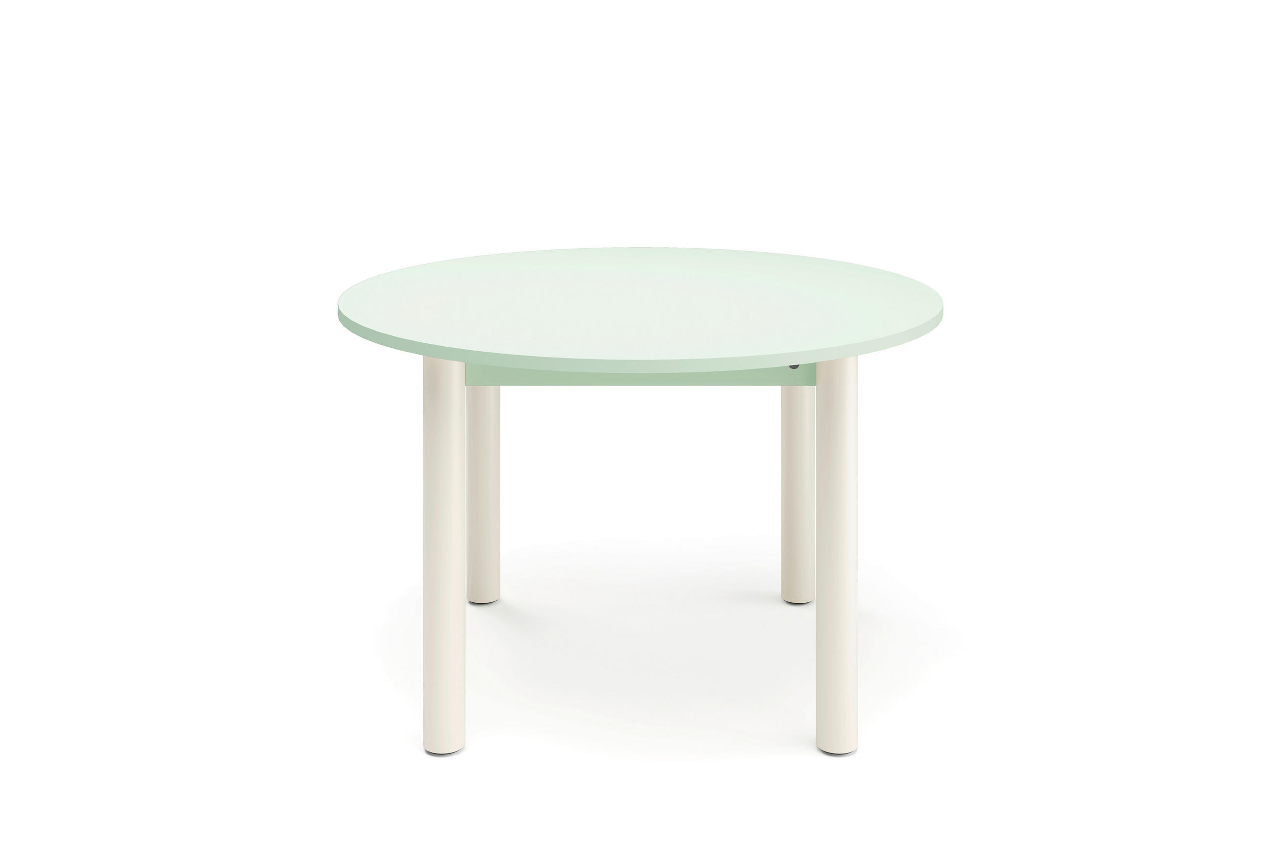 ESSTISCH in Metall, Holzwerkstoff 120/120/76 cm  - Salbeigrün/Weiß, Natur, Holzwerkstoff/Metall (120/120/76cm) - Tom Tailor