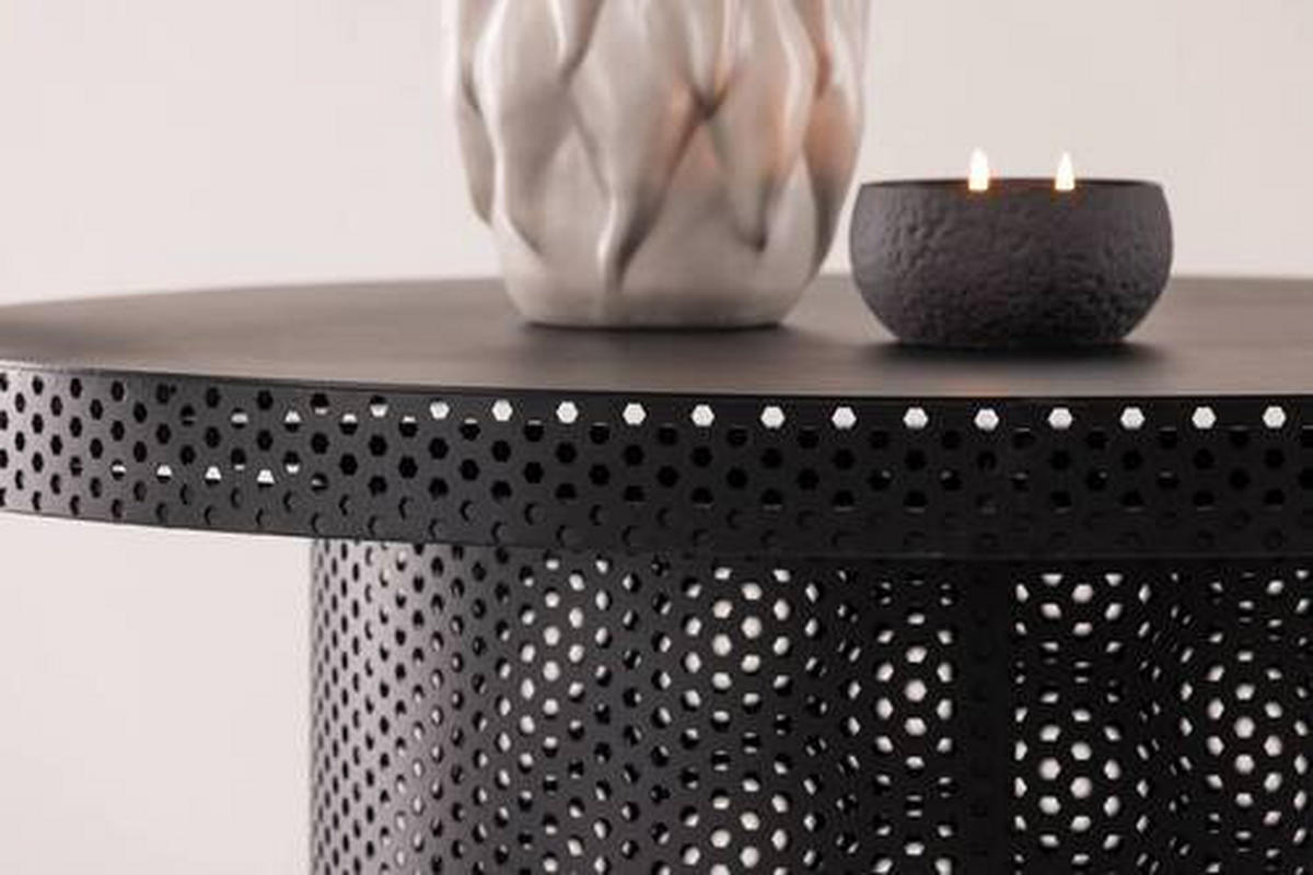 SOFFBORD i metall  - svart, Design, metall (100/43cm) - Lomoco