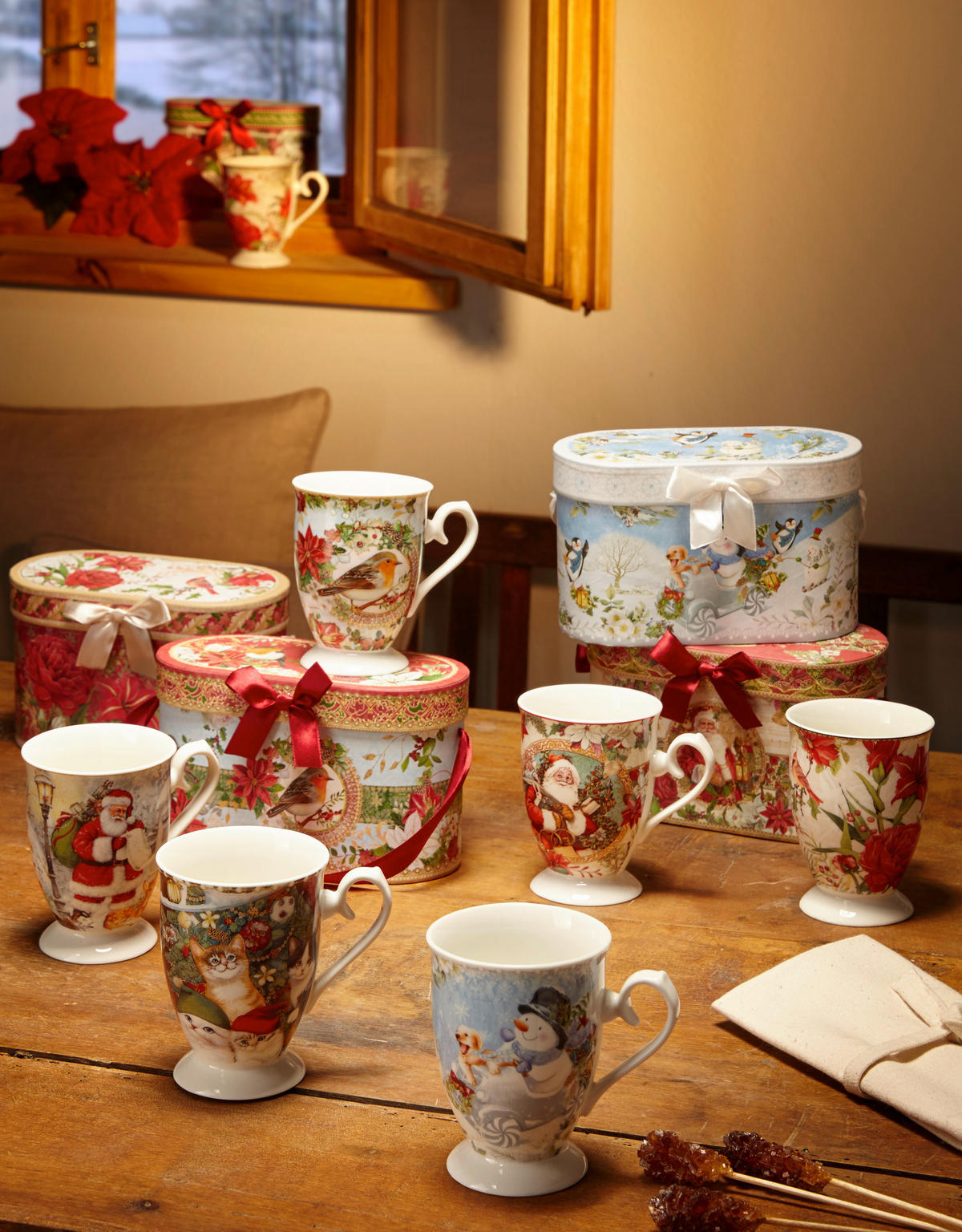 HRNČEK NA KÁVU  320 ml   - Lifestyle, keramika (320ml) - X-Mas