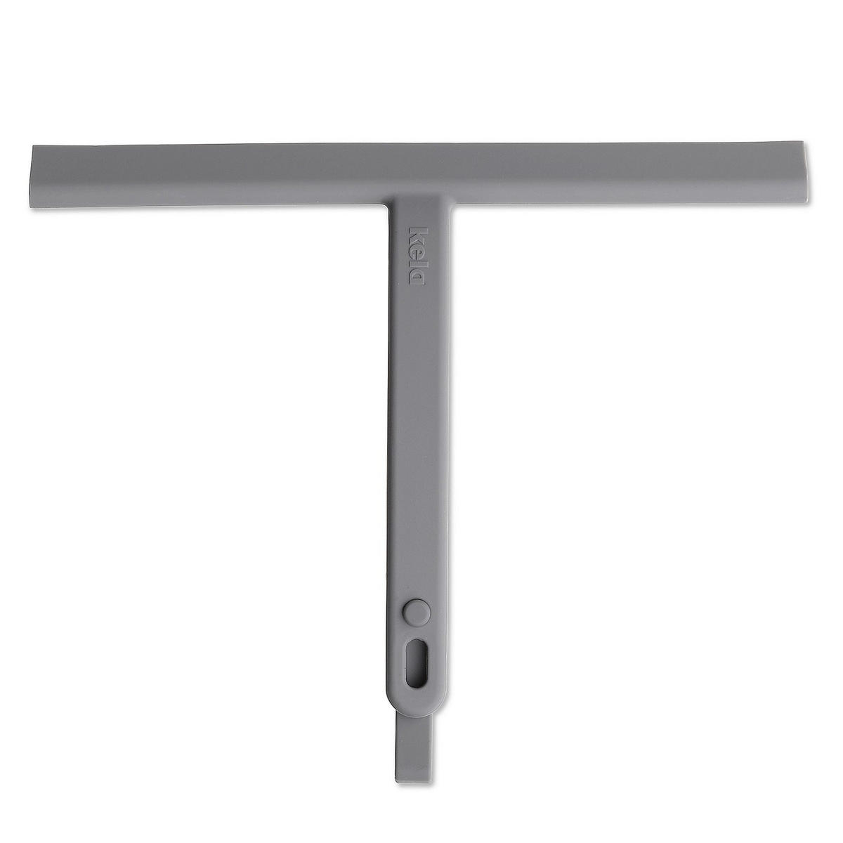 DUSCHABZIEHER - Dunkelgrau, KONVENTIONELL, Kunststoff (21,5/25,5/2cm) - Kela