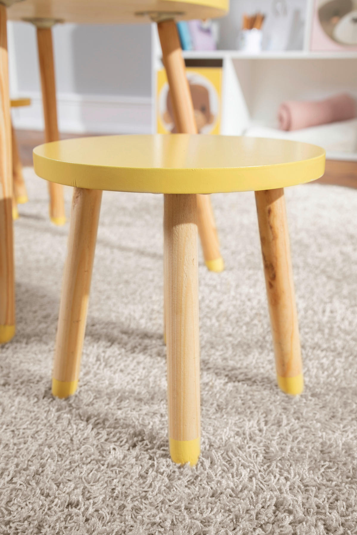 KINDERSITZGRUPPE Anouk Gelb  - Gelb, KONVENTIONELL, Holz/Holzwerkstoff