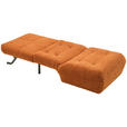 SCHLAFSESSEL Teddystoff Terracotta    - Terracotta/Schwarz, KONVENTIONELL, Kunststoff/Textil (90/85/100cm) - Carryhome