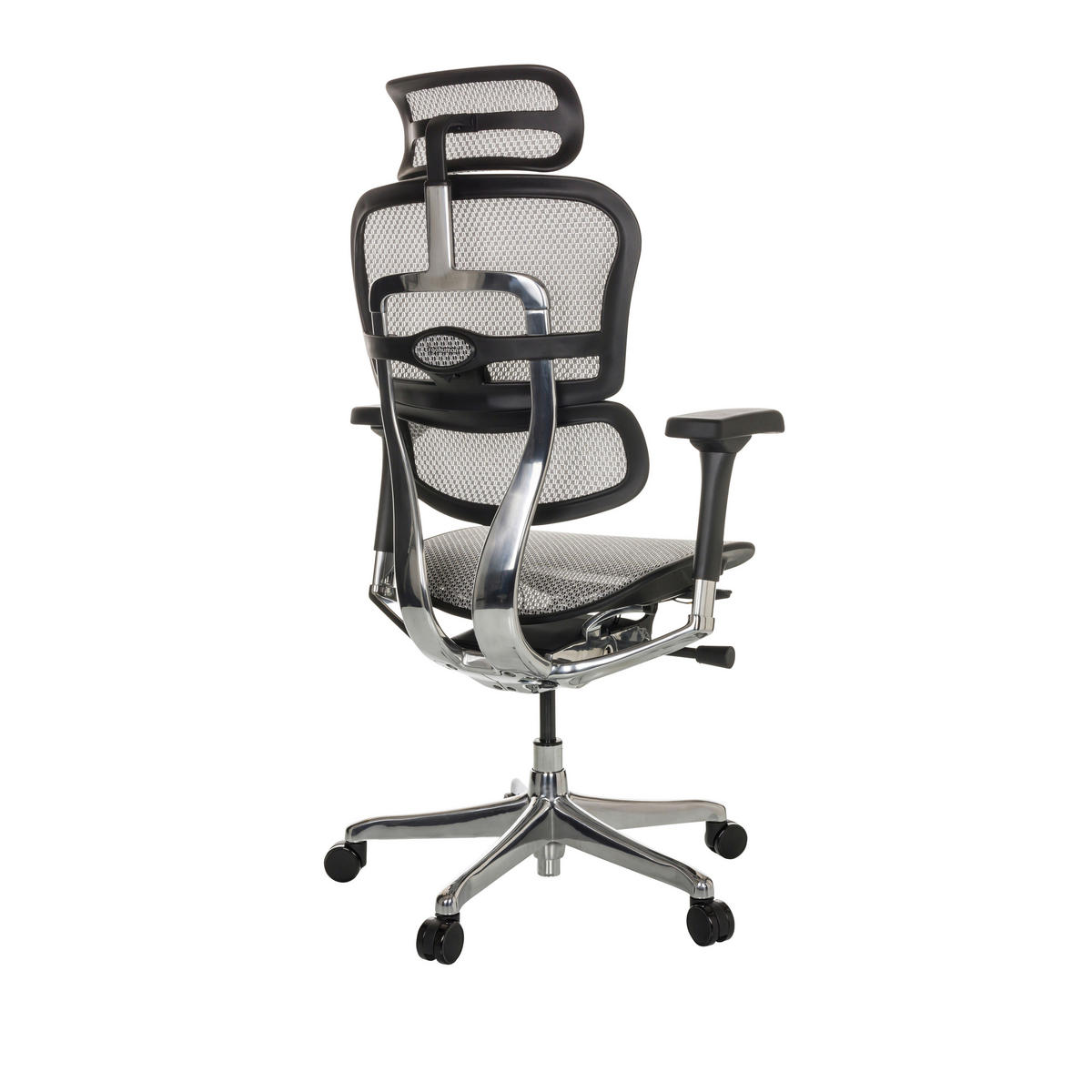 SNURRSTOL  i nät ljusgrå  - ljusgrå/silver, Basics, metall/textil (69/119-144/65cm) - MID.YOU