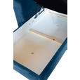 ECKSOFA  in Cord Blau  - Blau/Schwarz, KONVENTIONELL, Textil/Metall (168/258cm) - Carryhome