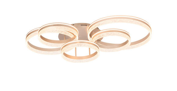 LED-DECKENLEUCHTE 100/56/22 cm   - Cappuccino, Design, Kunststoff/Metall (100/56/22cm) - Novel