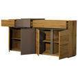 SIDEBOARD Taupe, Wildeiche  180/91/47 cm  - Taupe/Wildeiche, Design, Holz/Holzwerkstoff (180/91/47cm) - Novel
