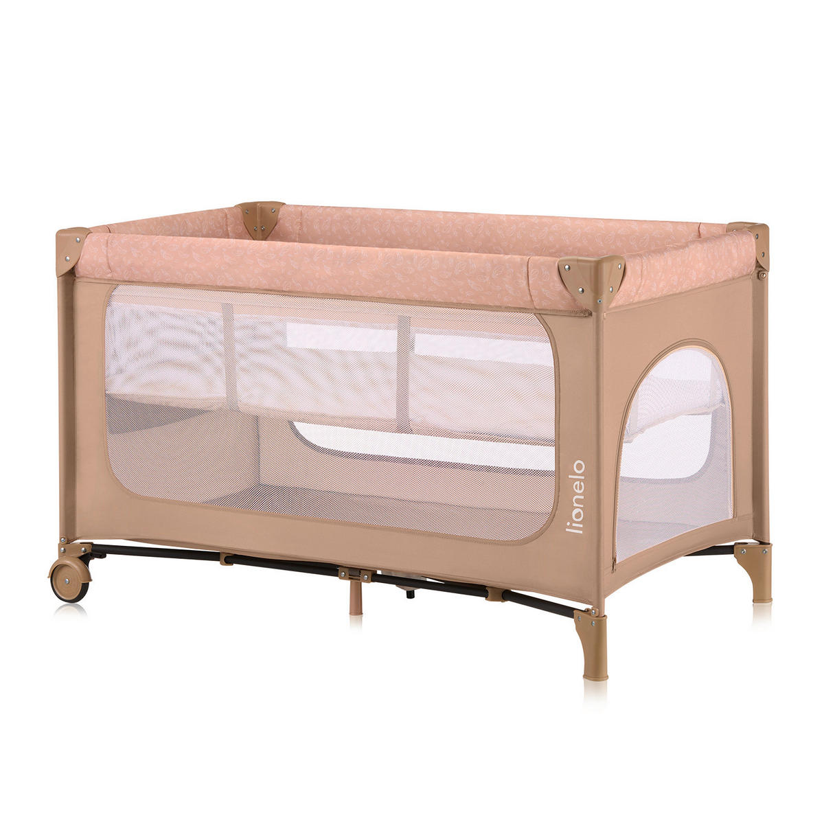 REISEBETT Jasmin Easy Fold Beige  - Beige, Basics, Kunststoff (123/67/74.9cm) - Lionelo