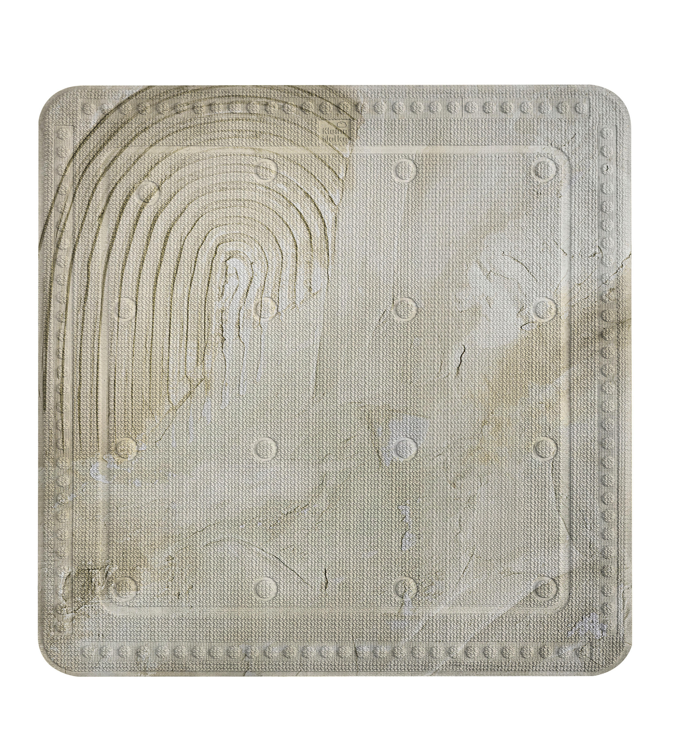 DUSCHEINLAGE Kunststoff  - Beige, Basics, Kunststoff (55/55cm) - Kleine Wolke