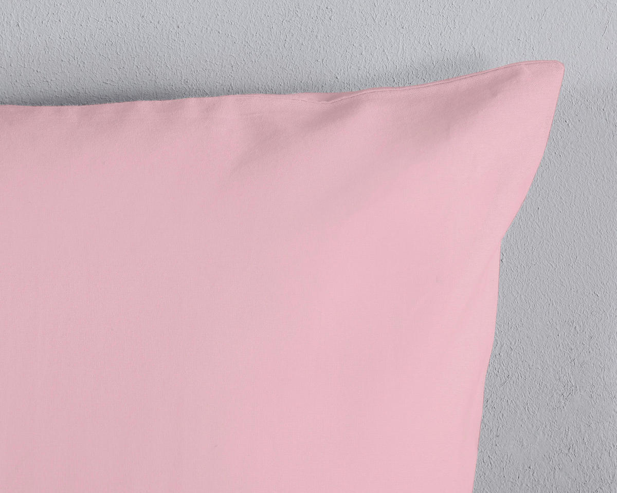 WENDEBETTWÄSCHE 2-teilig Good Morning Renforcé 140/200 cm  - Multicolor/Rosa, Basics, Textil (140/200cm)