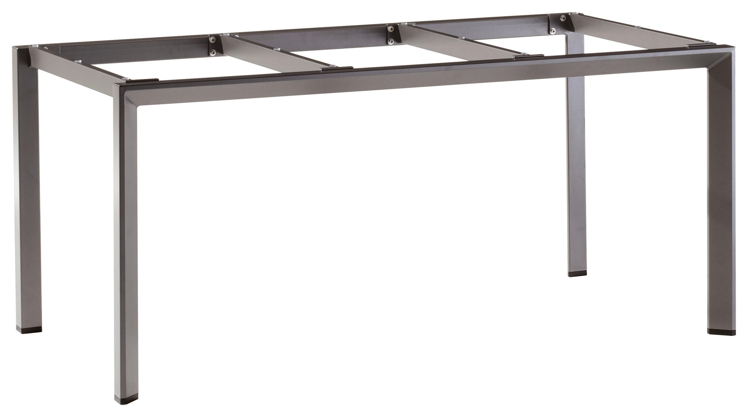 GARTENTISCHGESTELL 160/90/74 cm Metall  - Grau, Design, Metall (160/90/74cm) - Sieger