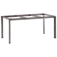 GARTENTISCHGESTELL 160/90/74 cm Metall  - Grau, Design, Metall (160/90/74cm) - Sieger