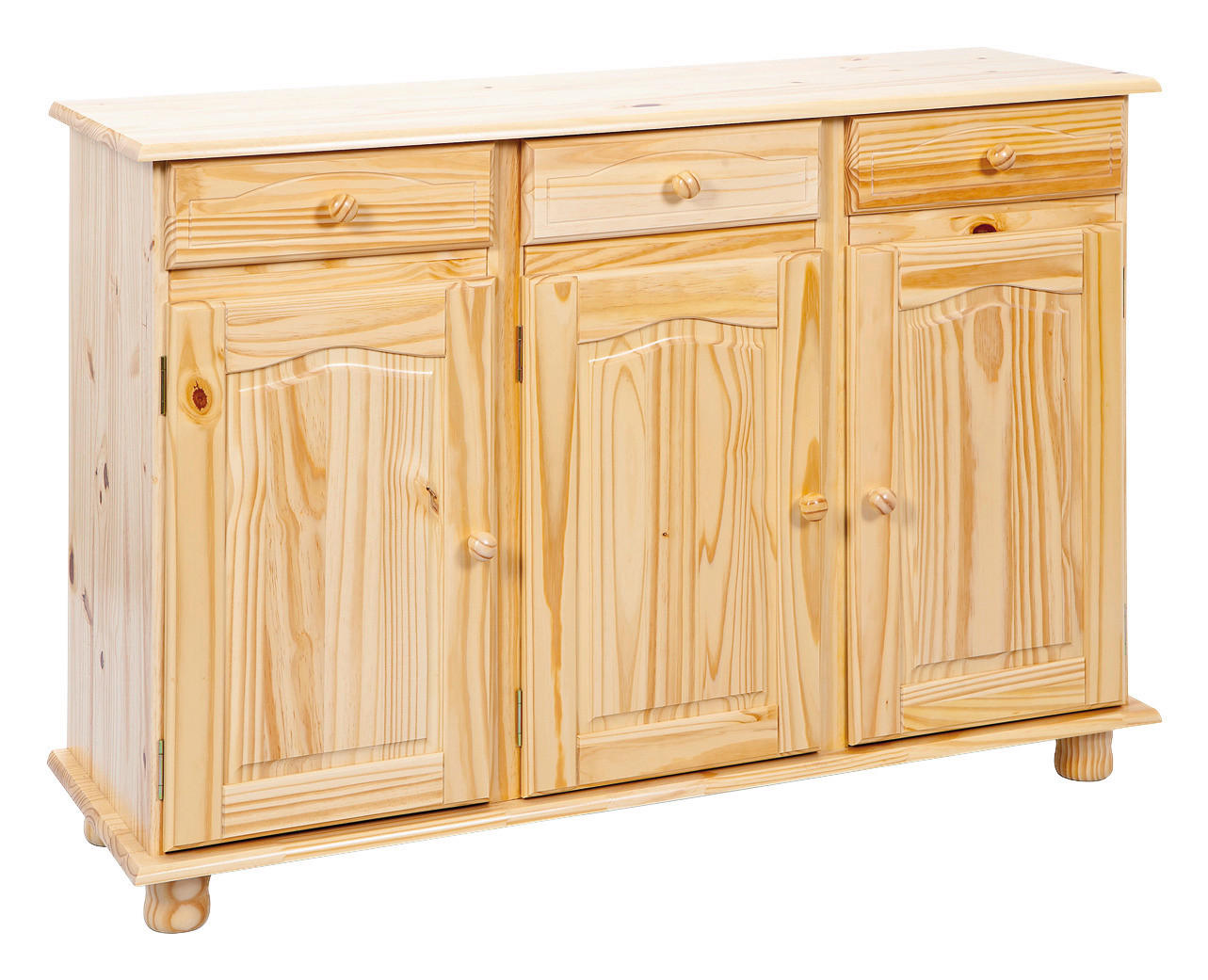 KOMMODE 130/87/43 cm  in Naturfarben  - Naturfarben, Lifestyle, Holz (130/87/43cm) - MID.YOU