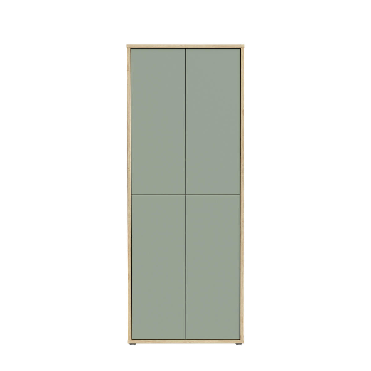 SCHUHSCHRANK Alice Springs  in 74,5/191,9/34,9 cm  - Salbeigrün/Eiche Artisan, Modern, Holzwerkstoff/Kunststoff (74,5/191,9/34,9cm) - Xora