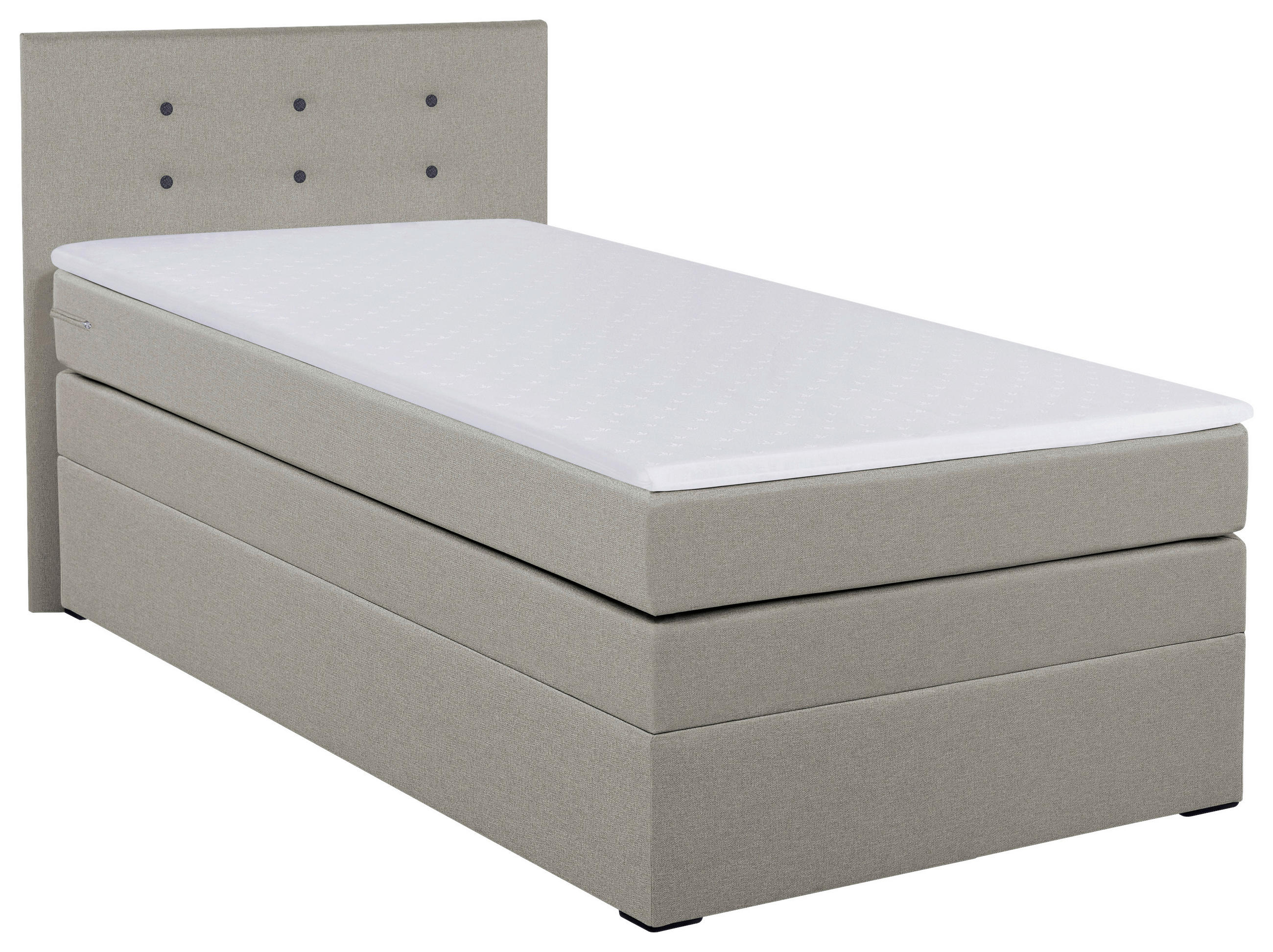 Boxspringbett mit Topper & Bettkasten 90x200 Siam Twist