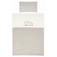 SET ZA DJEČJI KREVETIĆ   100/140/160 cm    - bijela/taupe, Basics, tekstil (100/140/160cm) - My Baby Lou