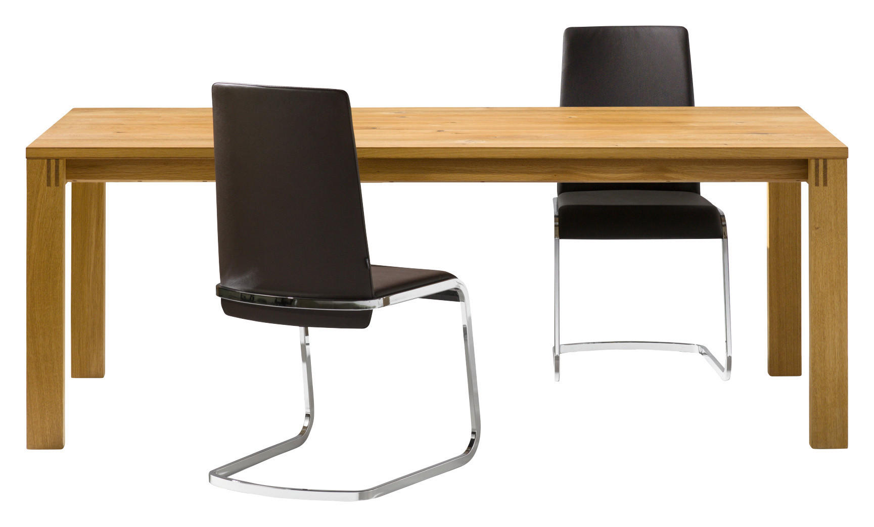 ESSTISCH in Holz 150/100/75 cm  - Eichefarben, Design, Holz (150/100/75cm) - Team 7