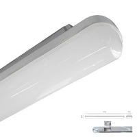 LED MENNYEZETI LÁMPA - opál/szürke, Basics, műanyag (120/67/66cm)