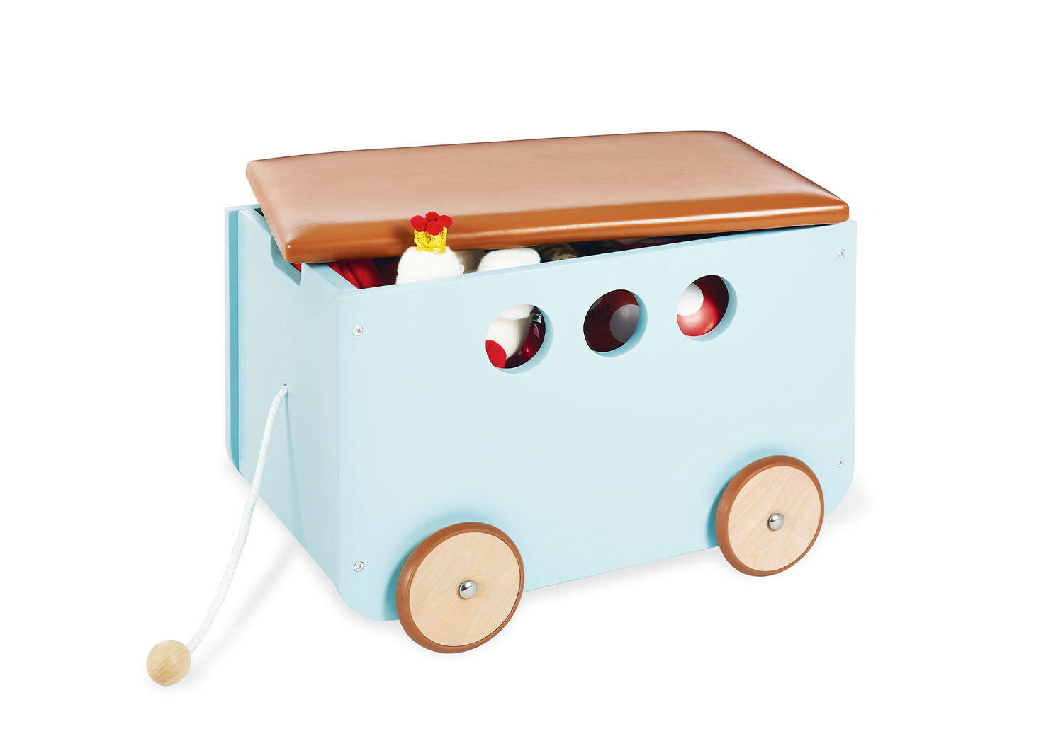SPIELZEUGBOX JIM  - Basics (50/36/36cm) - Pinolino