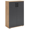SCHUHSCHRANK 70/106/29,5 cm  - Anthrazit/Schwarz, Konventionell, Holzwerkstoff/Kunststoff (70/106/29,5cm) - Xora