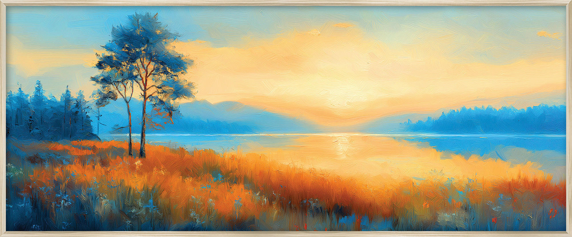 Euroart OBRAZ NA KOVU, krajina a příroda, 60/120/4 cm