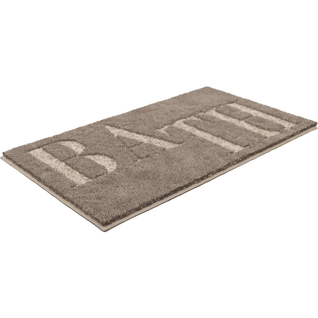 Thumbnail - Esposa Badematte Esposa, Braun, Textil, Texte, rechteckig, 80x50 cm, Oeko-Tex® Standard 100, für Fußbodenheizung geeigne...