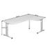 ECKSCHREIBTISCH - Silberfarben/Grau, KONVENTIONELL, Holzwerkstoff/Metall (120/200cm) ECKSCHREIBTISCH - Silberfarben/Grau, KONVENTIONELL, Holzwerkstoff/Metall (120/200cm)
