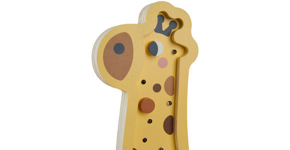 KINDER-NACHTLICHT - Hellbraun/Gelb, Basics, Holzwerkstoff (17,2/29/2,4cm) - My Baby Lou