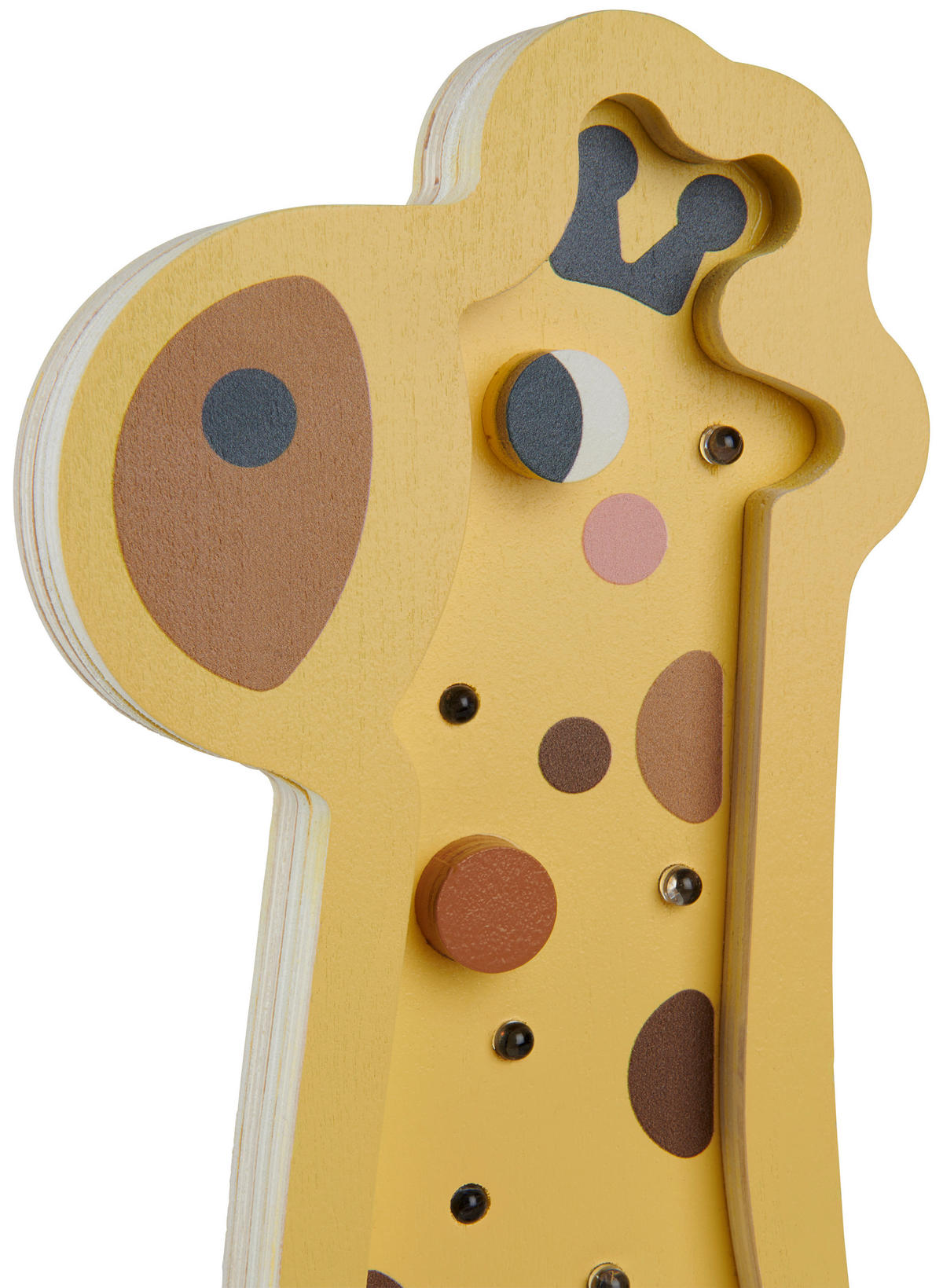 KINDER-NACHTLICHT - Hellbraun/Gelb, Basics, Holzwerkstoff (17,2/29/2,4cm) - My Baby Lou