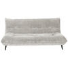 3-SITZER-SOFA in Mikrofaser Grau  - Schwarz/Grau, Konventionell, Textil/Metall (230/100/101cm) - MID.YOU