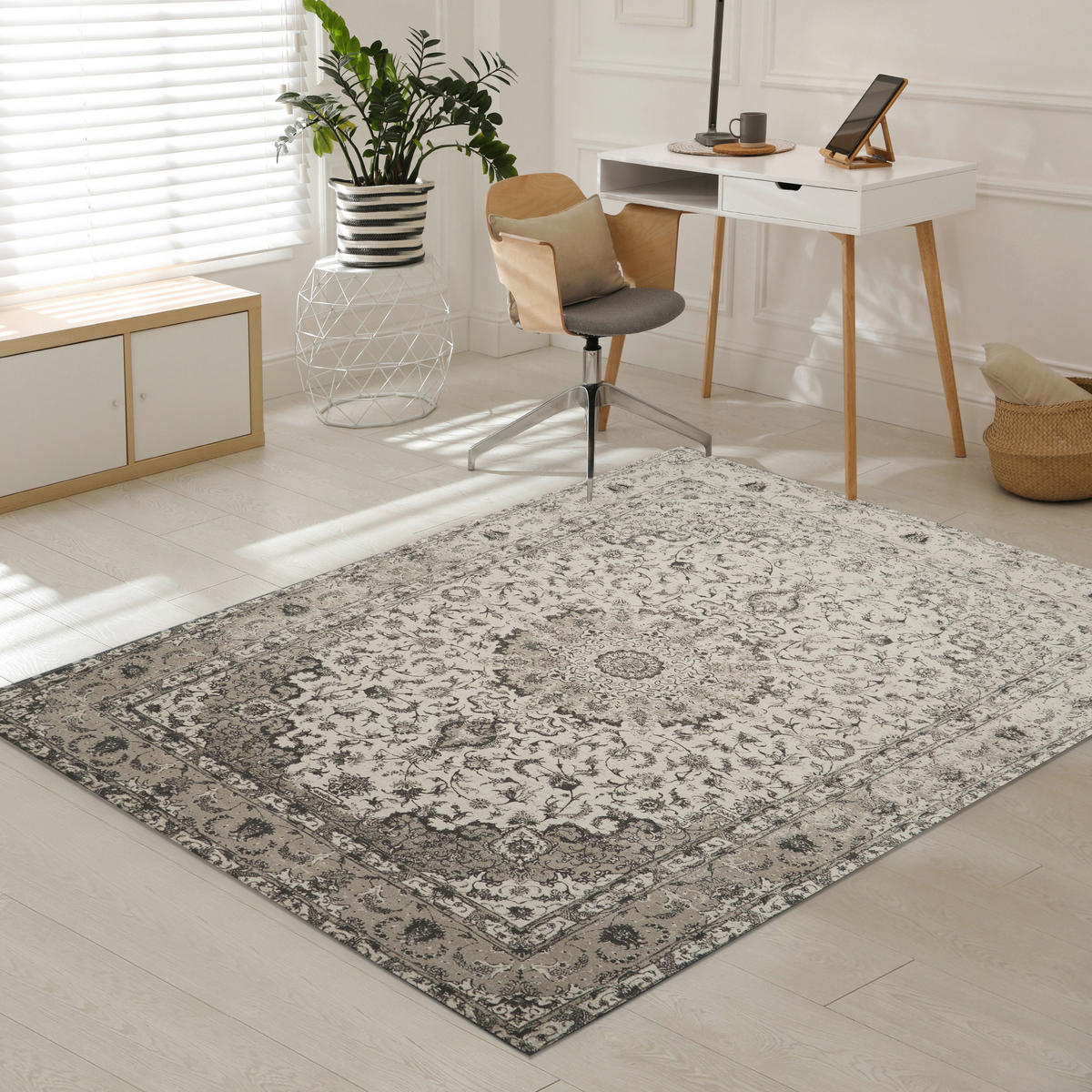 TEPPICH 195/300 cm Durban Grau  - Grau, Basics, Textil (195/300cm)