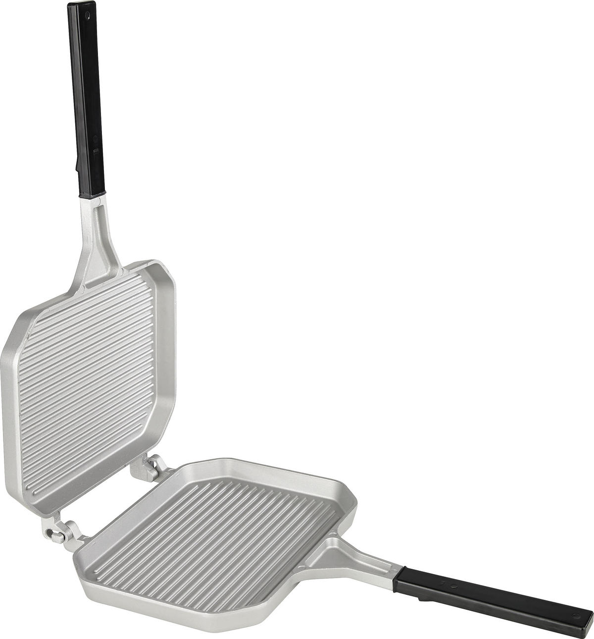 Grillplatte  - Alufarben, Basics, Metall (39/21/4cm) - Kelomat