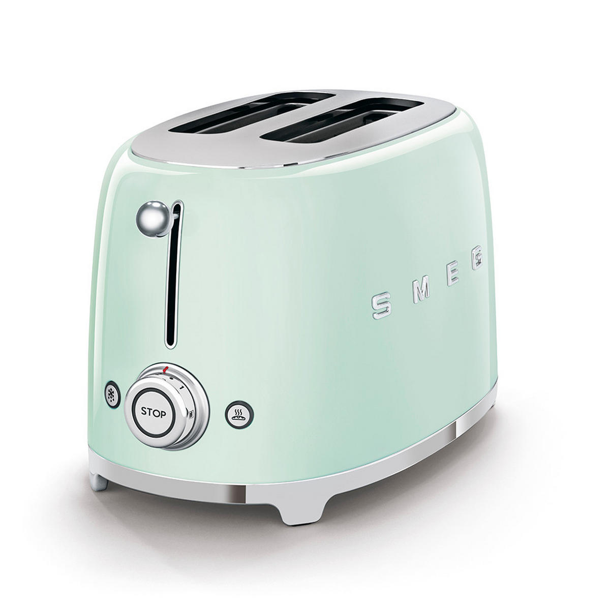 TOASTER  - Pastellgrün, Basics, Metall (32,5/20/19,5cm) - SMEG
