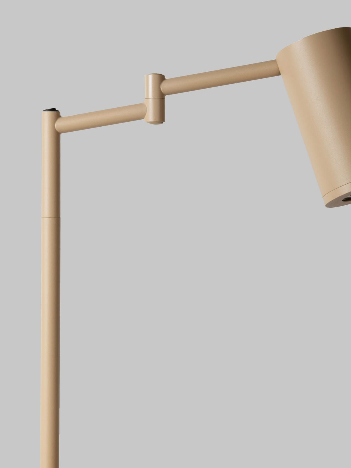 STOJACÍ LAMPA, 28/154 cm  - béžová, Design, kov (28/154cm) - It's about Romi