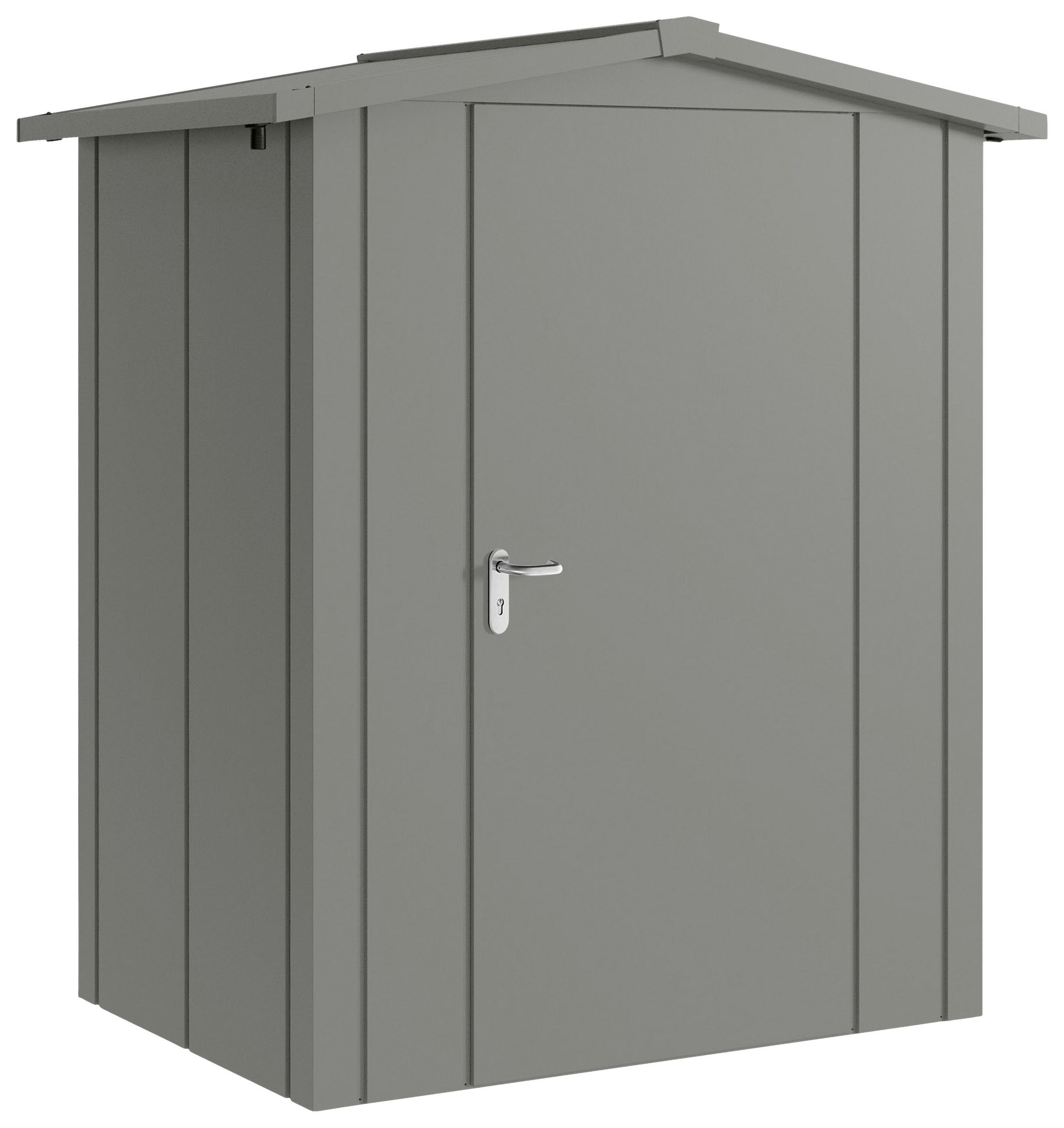 GERÄTEHAUS 189/219/133 cm  - Alufarben, Basics, Metall (189/219/133cm) - Hörmann