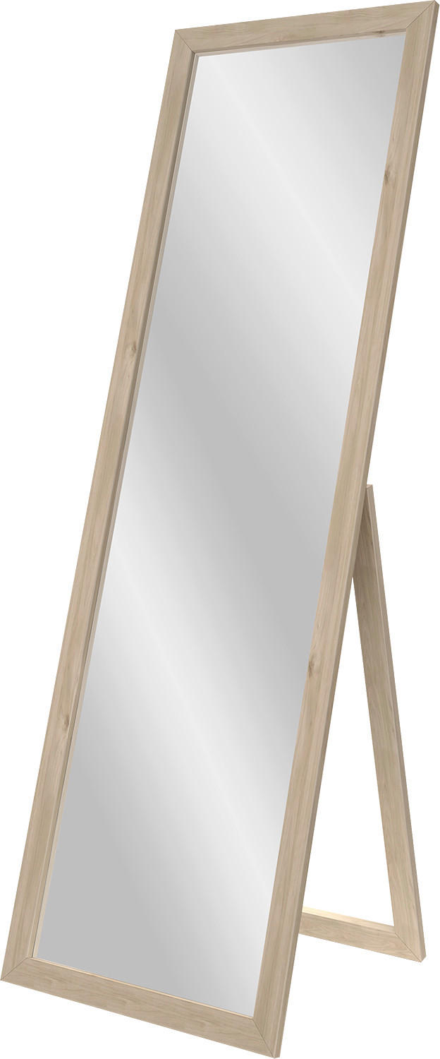 DEKOSPIEGEL  46/146 cm   in rechteckig  - Eichefarben, Basics, Glas/Holz (46/146cm)